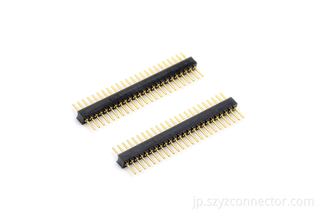 1.27mmピッチ機械加工ピンヘッダー 1.27mm Pitch Machined Pin header